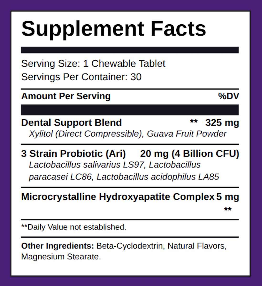 Droolz Smile Support Chewables